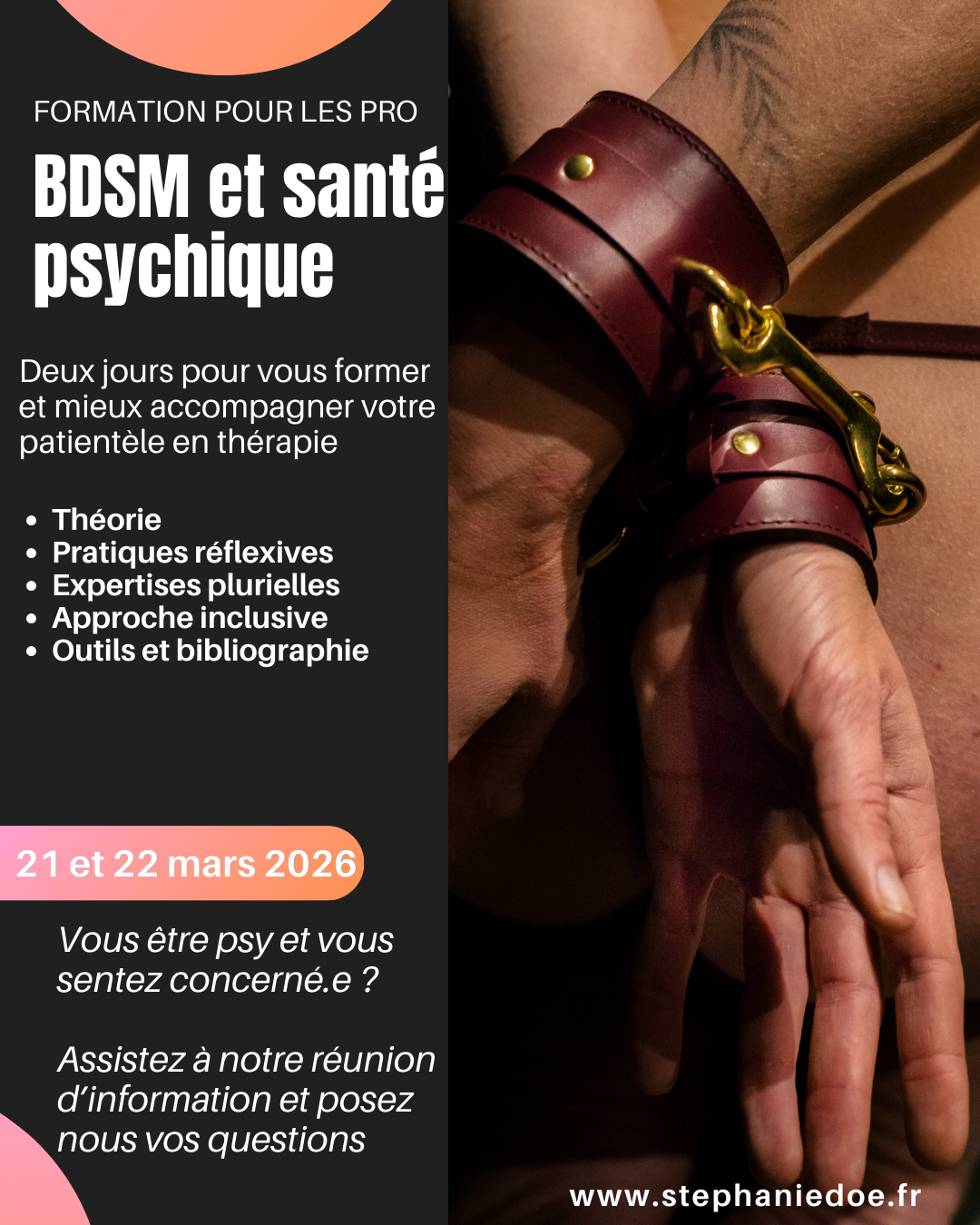 Formation en ligne BDSM et santé psychique